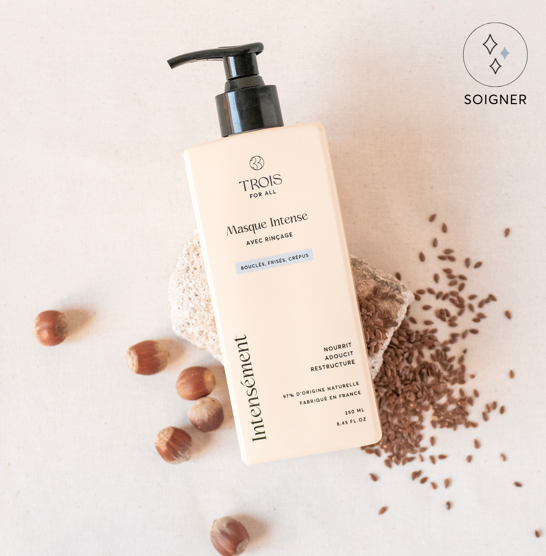 Masque pour cheveux bouclés