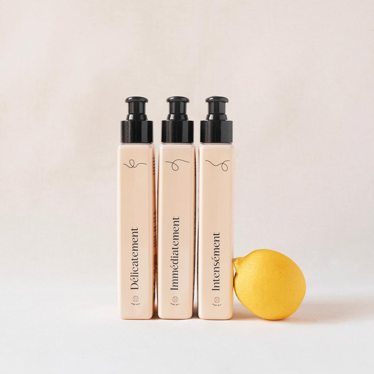 Routine pour cheveux bouclés comprenant un shampoing, un masque et un soin pour nourrir, définir et hydrater les boucles