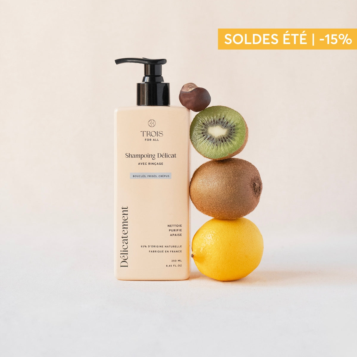 Shampoing pour cheveux bouclés et sans sulfates